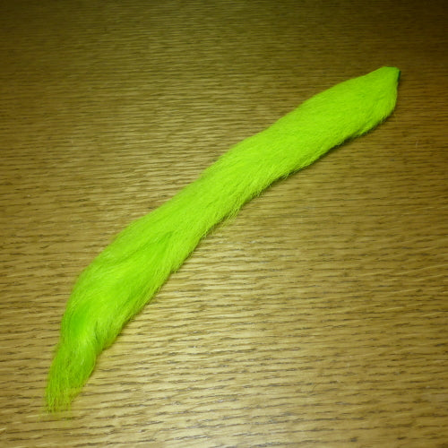 Hareline Calf Tail Chartreuse AVAILABLE AT TROUTLORE FLY TYING STORE AUSTRALIA