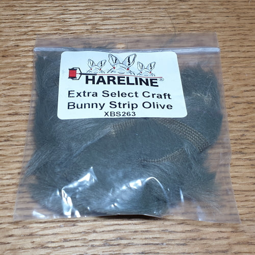 Hareline Extra Select Craft Bunny Strips Olive