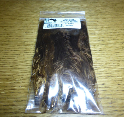 Hareline Marabou Blood Quills Brown AVAILABLE AT TROUTLORE FLY TYING STORE AUSTRALIA