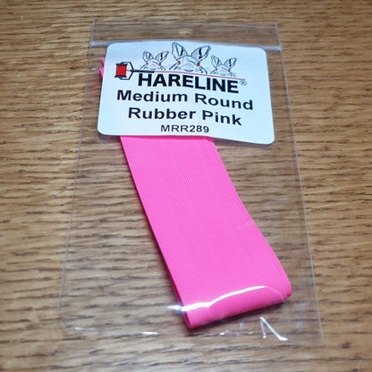 Hareline Round Rubber Legs Pink