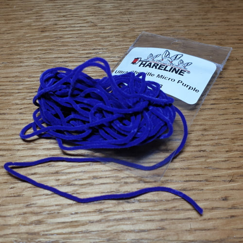 Hareline Ultra Chenille Micro – Purple AVAILABLE AT TROUTLORE FLY TYING STORE AUSTRALIA