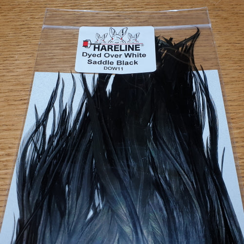 HARELINE DYED OVER WHITE SADDLE AVAILABLE AT TROUTLORE FLY TYING STORE AUSTRALIA