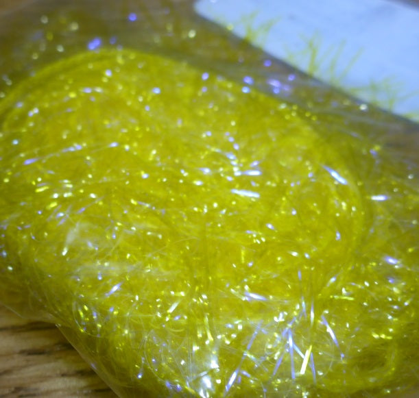 UV Polar Chenille Yellow AVAILABLE AT TROUTLORE FLY TYING STORE AUSTRALIA