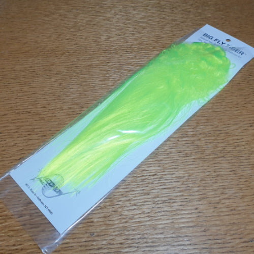 Hedron Big Fly Fiber Curled - Fl Yellow