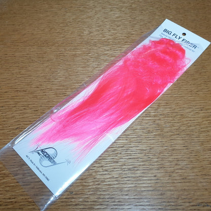 Hedron Big Fly Fiber Curled - Hot Pink