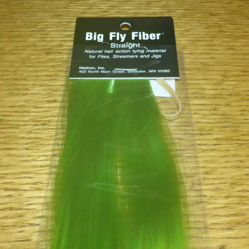 Hedron Big Fly Fiber - Green AVAILABLE AT TROUTLORE FLY TYING STORE AUSTRALIA