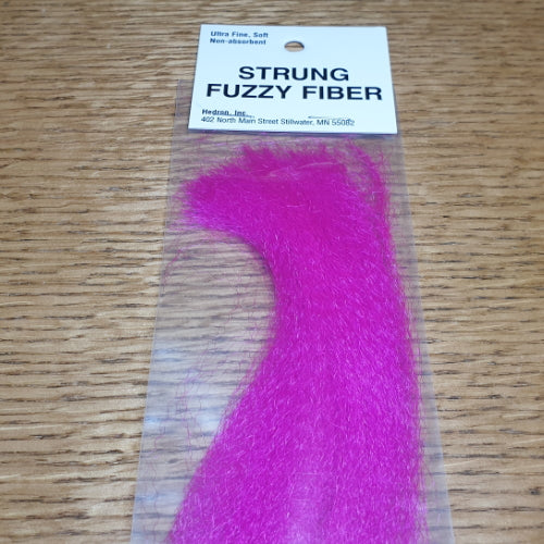 Hedron Strung Fuzzy Fiber - Deep Pueple AVAILABLE AT TROUTLORE FLY TYING STORE AUSTRALIA