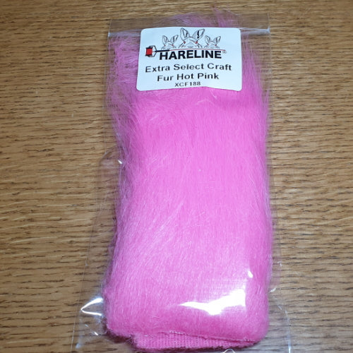 Hareline Extra Select Craft Fur Hot Pink