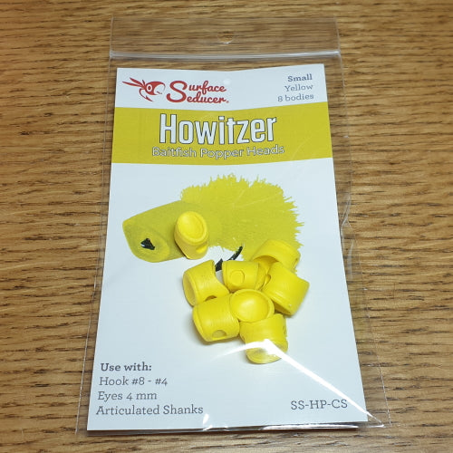 Surface Seducer Howitzer Baitfish Poppers Yellow