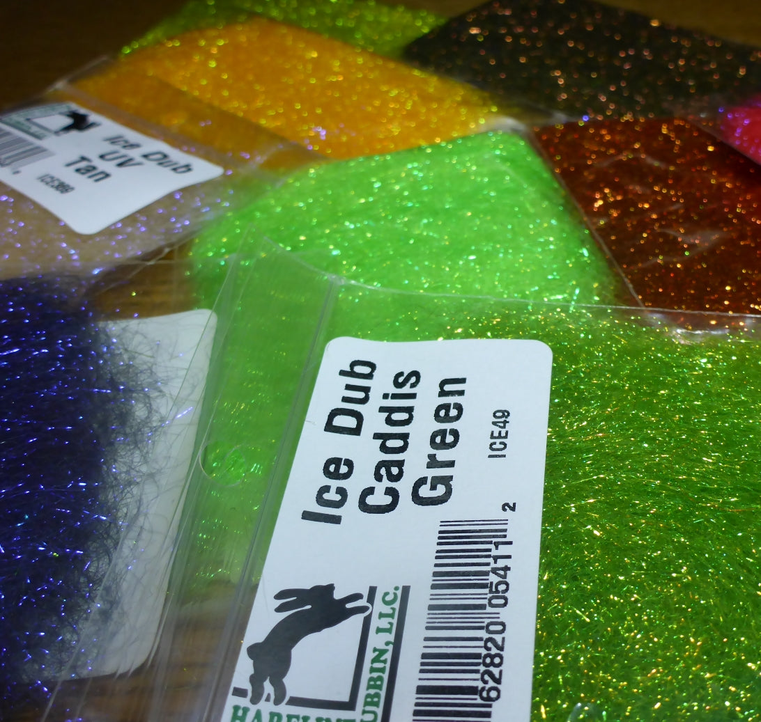 Hareline Ice Dub AVAILABLE AT TROUTLORE FLY TYING STORE AUSTRALIA