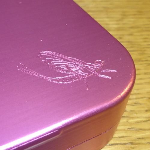 Lady Wheatley Fly Box 4″ Easy Grip – Pink