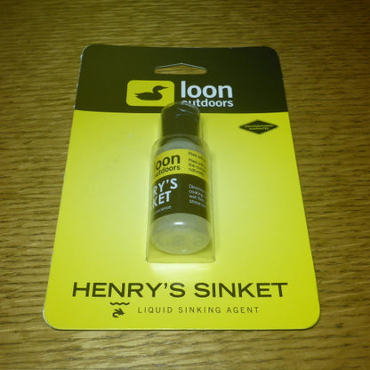 Loon Henry’s Sinket Sinking Agent AVAILABLE AT TROUTLORE FLY TYING STORE AUSTRALIA