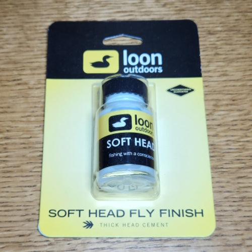 LOON SOFT HEAD FLY FINISH CEMENT AVAILABLE AT TROUTLORE FLY TYING STORE AUSTRALIA