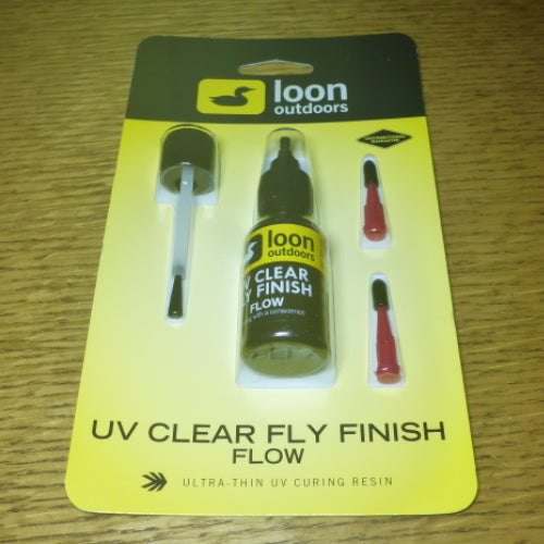 LOON OUTDOORS UV FLY FINISH FLOW THIN UV RESIN GLUE AVAILABLE AT TROUTLORE FLY TYING STORE AUSTRALIA