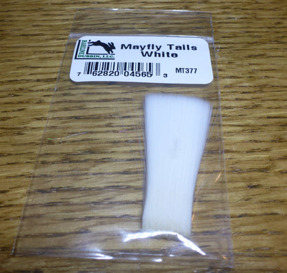 Hareline Dubbin Mayfly Tails White AVAILABLE AT TROUTLORE FLY TYING STORE AUSTRALIA