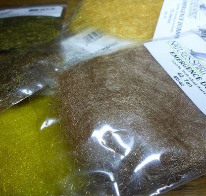 Nature's Spirit Emergence Dubbing AVAILABLE AT TROUTLORE FLY TYING STORE AUSTRALIA