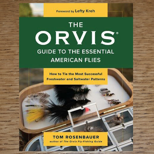 THE ORVIS GUIDE TO ESSENTIAL AMERICAN FLIES BOOK BY TOM ROSENBAUER AVAILABLE AT TROUTLORE FLY TYING STORE AUSTRALIA