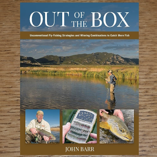 OUT OF THE BOX BOOK BY JOHN BARR AVAILABLE AT TROUTLORE FLY TYING STORE AUSTRALIA