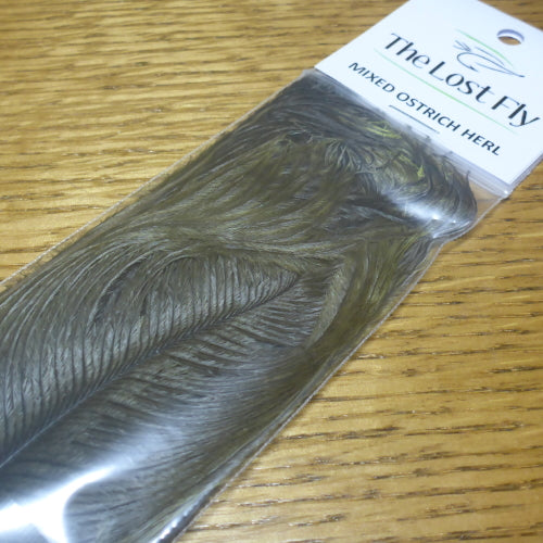 The Lost Fly Mixed Ostrich Herl AVAILABLE AT TROUTLORE FLY TYING STORE AUSTRALIA