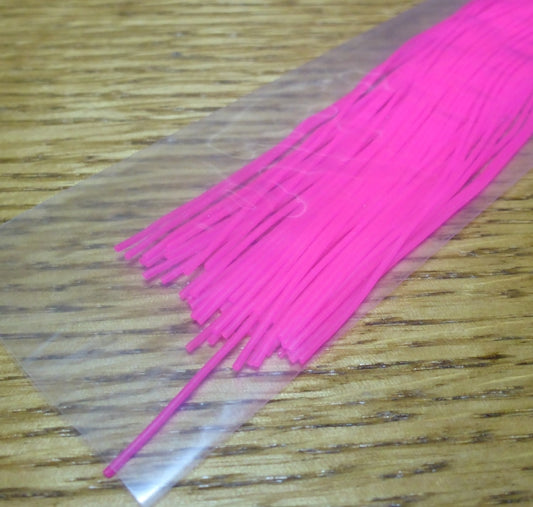 Hedron Perfect Rubber Fluoro Pink AVAILABLE AT TROUTLORE FLY TYING STORE AUSTRALIA