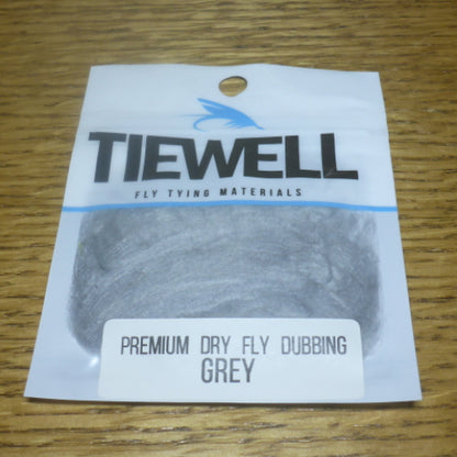 Tiewell Premium Dry Fly Dubbing Grey