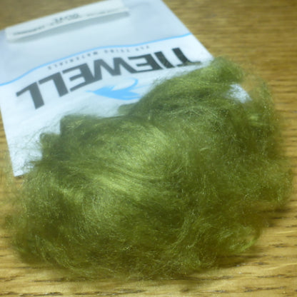 Tiewell Premium Dry Fly Dubbing Olive AVAILABLE AT TROUTLORE FLY TYING STORE AUSTRALIA