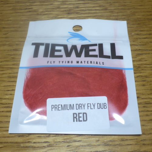 Tiewell Premium Dry Fly Dubbing Red