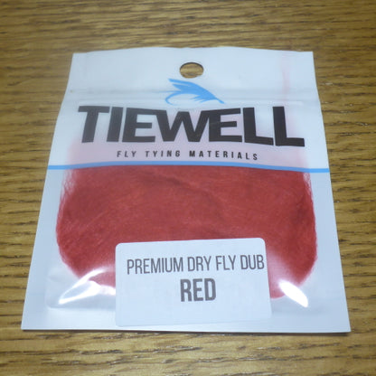 Tiewell Premium Dry Fly Dubbing Red