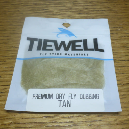 Tiewell Premium Dry Fly Dubbing Tan