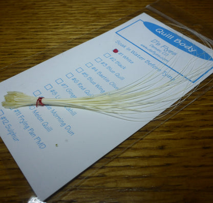 Quill Body Stripped Quills - White