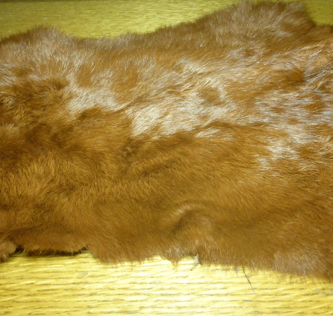 Hareline Complete Rabbit Hide Brown AVAILABLE AT TROUTLORE FLY TYING STORE AUSTRALIA