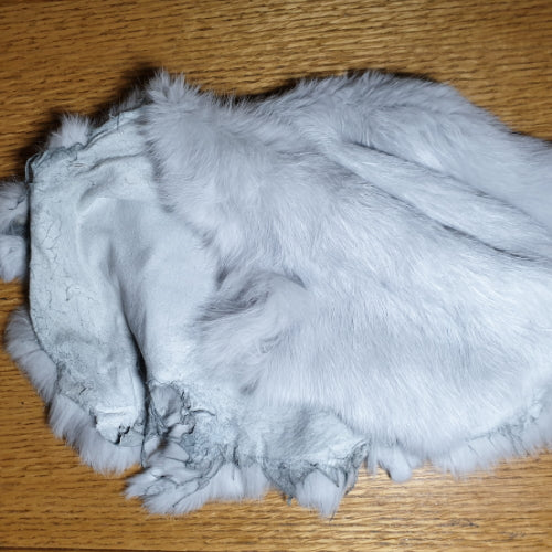 Hareline Complete Rabbit Hide Silver Gray