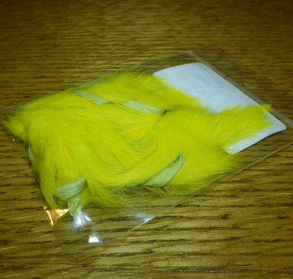 Hareline Rabbit Strips Yellow