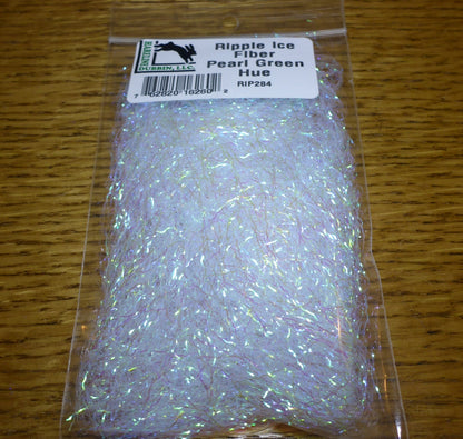 Hareline Ripple Ice Fibers - Pearl Green Hue