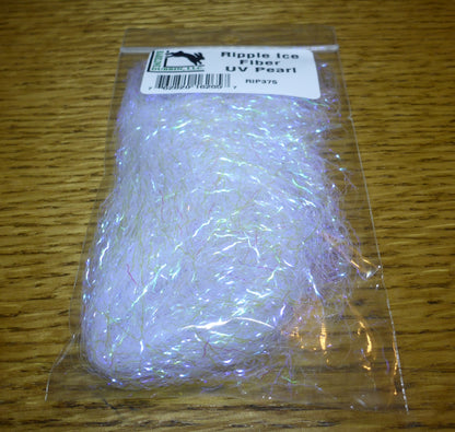 Hareline Ripple Ice Fibers - UV Pearl