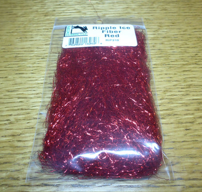 Hareline Ripple Ice Fibers - Red