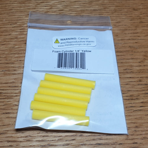 River Road Creations Foam Cylinders Yellow