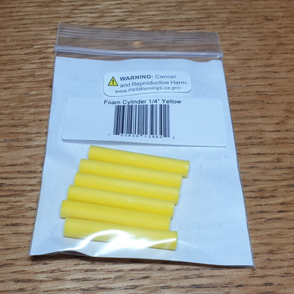 River Road Creations Foam Cylinders Yellow