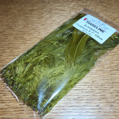 Hareline Schlappen Feathers
5-7 Inch – Olive AVAILABLE AT TROUTLORE FLY TYING STORE AUSTRALIA