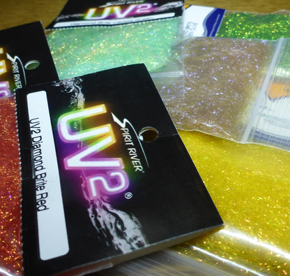 UV2 Diamond Brite
Dubbing AVAILABLE AT TROUTLORE FLY TYING STORE AUSTRALIA