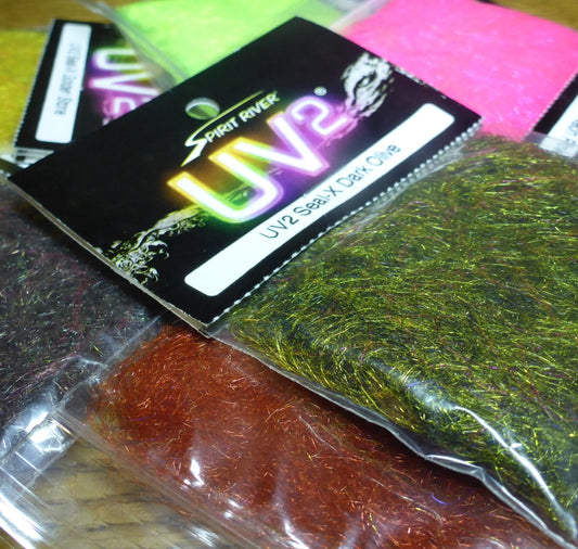 UV2 Seal-X Dubbing AVAILABLE AT TROUTLORE FLY TYING STORE AUSTRALIA