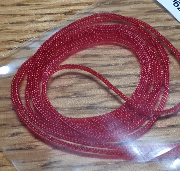 Hareline Adult Damsel Body Red AVAILABLE AT TROUTLORE FLY TYING STORE AUSTRALIA