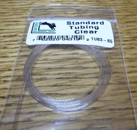 Standard Stretch Tubing Clear AVAILABLE AT TROUTLORE FLY TYING STORE AUSTRALIA