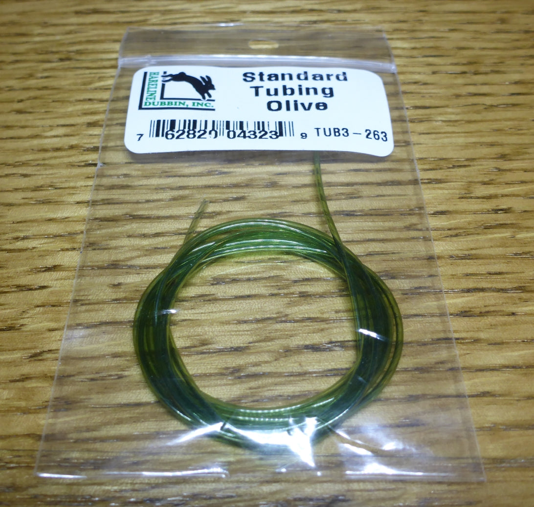 Standard Stretch Tubing Olive AVAILABLE AT TROUTLORE FLY TYING STORE AUSTRALIA