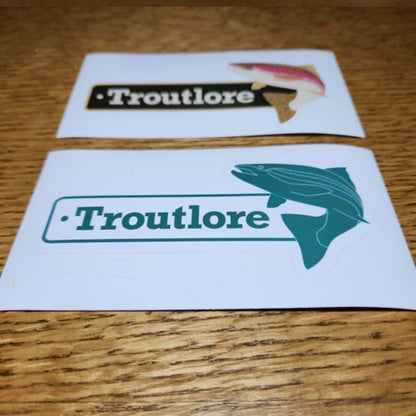 Troutlore Logo Stickers 2 Pack