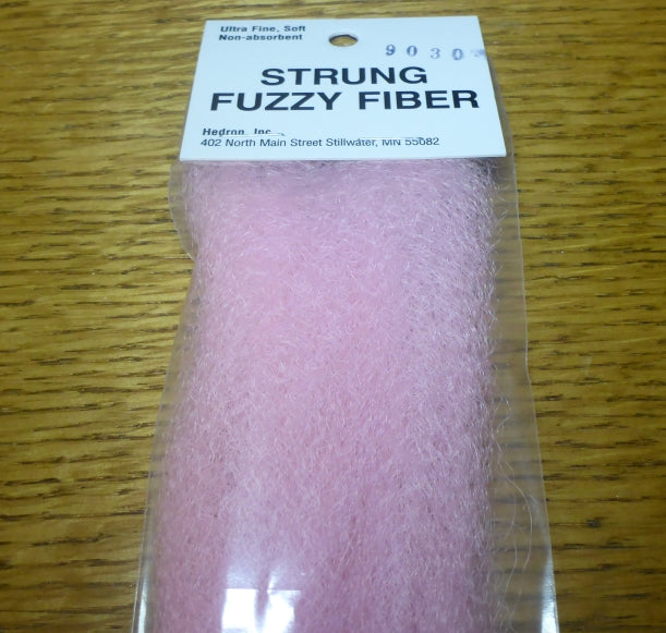 Hedron Strung Fuzzy Fiber - Salmon AVAILABLE AT TROUTLORE FLY TYING STORE AUSTRALIA