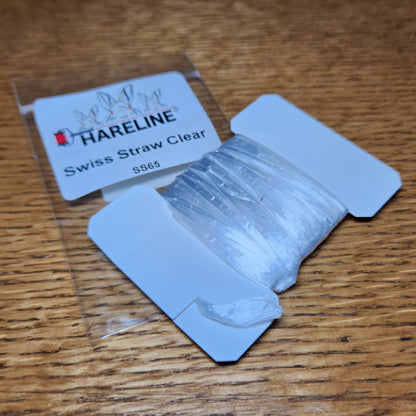 Hareline Swiss Straw – Clear AVAILABLE AT TROUTLORE FLY TYING STORE AUSTRALIA