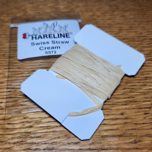 Hareline Swiss Straw – Cream AVAILABLE AT TROUTLORE FLY TYING STORE AUSTRALIA