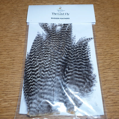 The Lost Fly Bugger Hackle Pack – Grizzly AVAILABLE AT TROUTLORE FLY TYING STORE AUSTRALIA