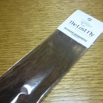 The Lost Fly Bugger Marabou Plumes – Dark Brown AVAILABLE AT TROUTLORE FLY TYING STORE AUSTRALIA